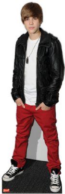   Bieber LiFeSiZe Cardboard Standup Cutout Standee SKU 1016  