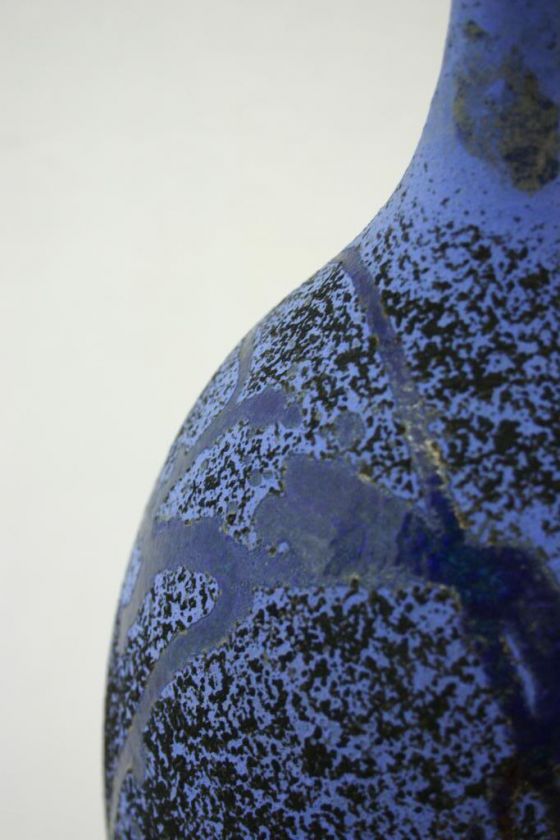 RAKU FIRED Ceramic Vessel Pottery by Ramon Camarillo Made in Hawaii 