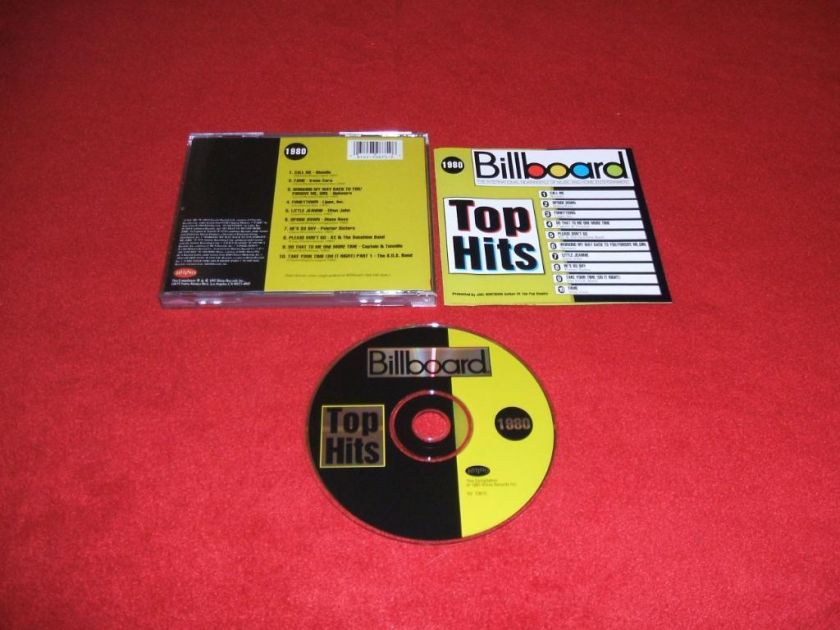 Billboard Top Hits 1980 Various Artists CD 1992 MINT  