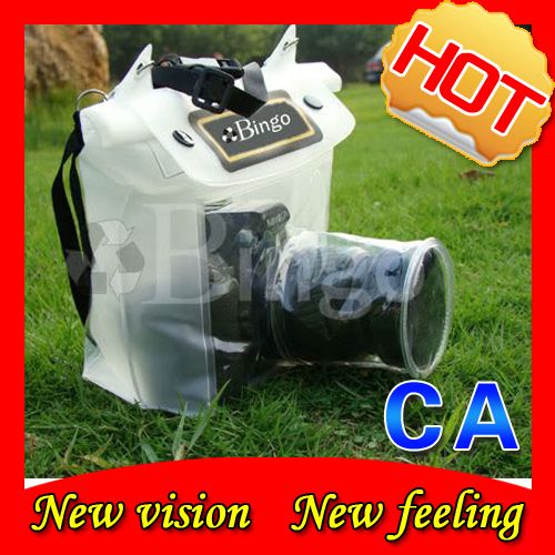DSLR SLR Camera Waterproof Case Dry Bag Canon Nikon 20M  