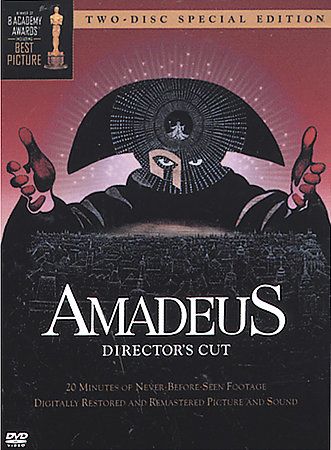 Amadeus   Directors Cut DVD, 2002, 2 Disc Set, Two Disc Special 
