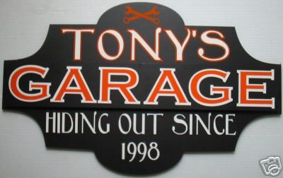 custom personalized Garage sign Biker Harley bar tavern  