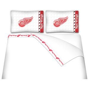 Detroit Red Wings NHL 10 Piece Twin Comforter Bedroom Set  