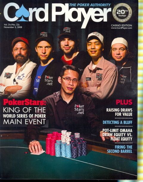 2008 Card Player Magazine Poker Stars   World Series  