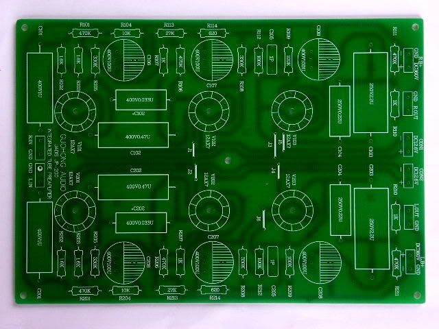 TUBE PREAMPLIFIER PCB   BASED ON JADIS JP 200  