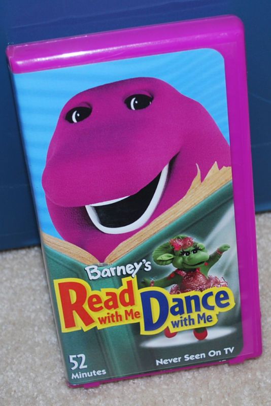 BARNEY READ WITH ME DANCE WITH ME VHS VIDEO TAPE 2003 045986020802 