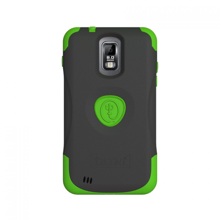   Galaxy S II Trident Aegis Polycarbonate Silicone Case Green AG T989 TG