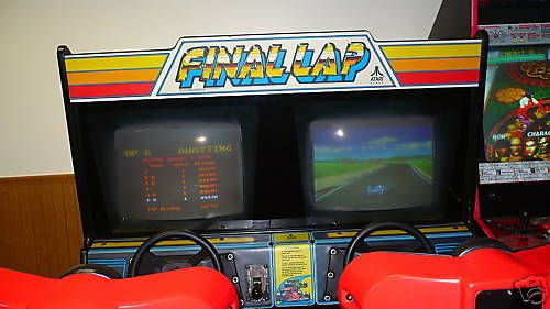 FINAL LAP BY ATARI USED COIN OP SIT DOWN ARCADE GAME  