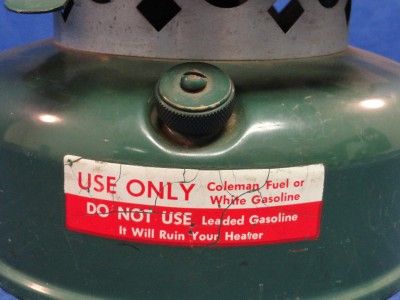 Vintage 1967 Coleman 511A Camping Catalytic Heater J46  
