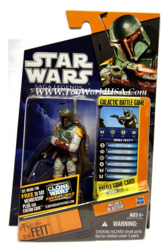 Star Wars action figure. Includes Battle Game Card Die & Base
